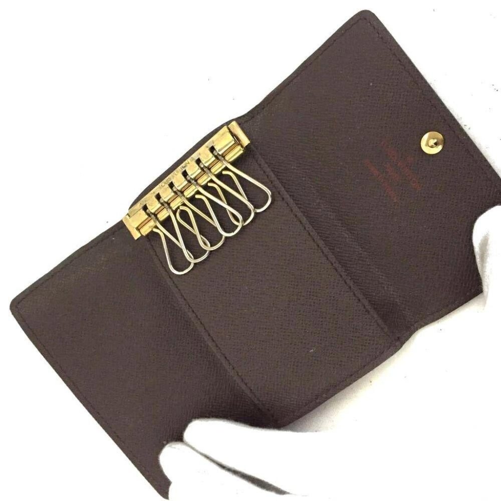 LOUIS VUITTON Damier Ebene Multi cles 6 Key Holder - Picture 5 of 8